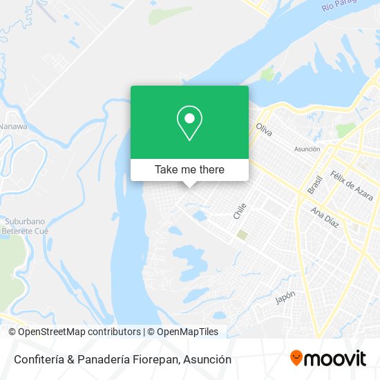Mapa de Confitería & Panadería Fiorepan