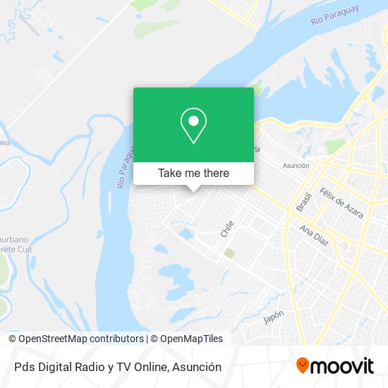 Pds Digital Radio y TV Online map