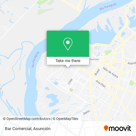 Bar Comercial map
