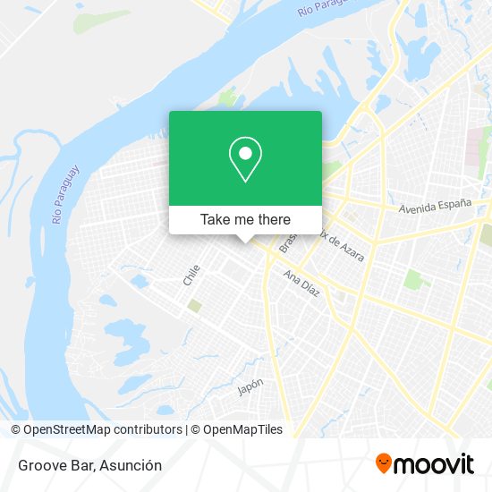 Mapa de Groove Bar