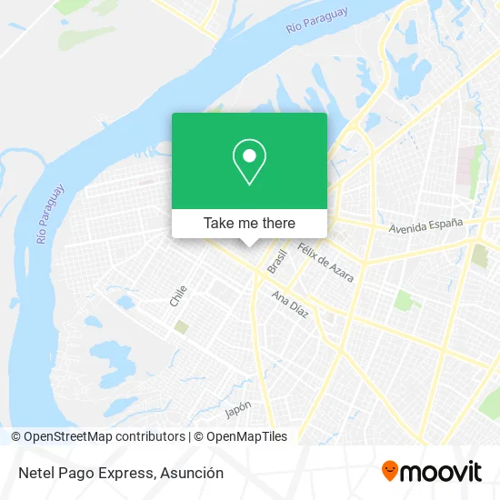 Mapa de Netel Pago Express