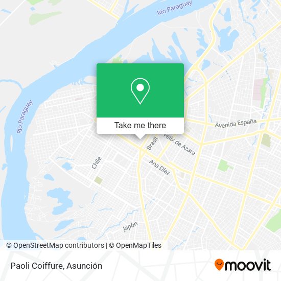 Mapa de Paoli Coiffure