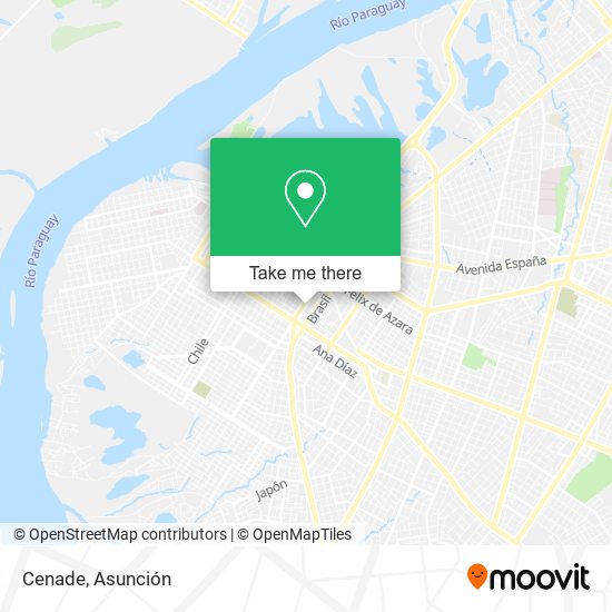 Mapa de Cenade