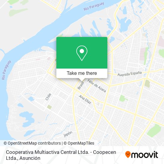 Cooperativa Multiactiva Central Ltda. - Coopecen Ltda. map