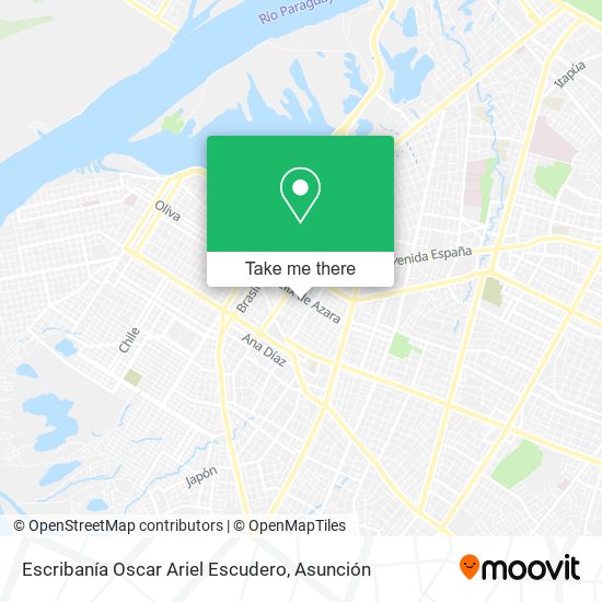 Escribanía Oscar Ariel Escudero map