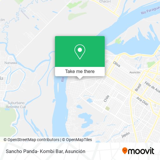 Sancho Panda- Kombi Bar map