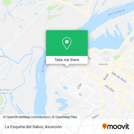 Mapa de La Esquina del Sabor