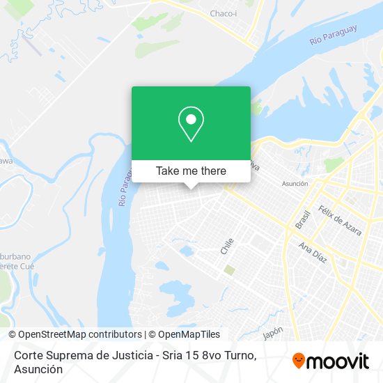 Corte Suprema de Justicia - Sria 15 8vo Turno map
