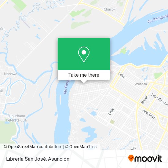 Mapa de Librería San José