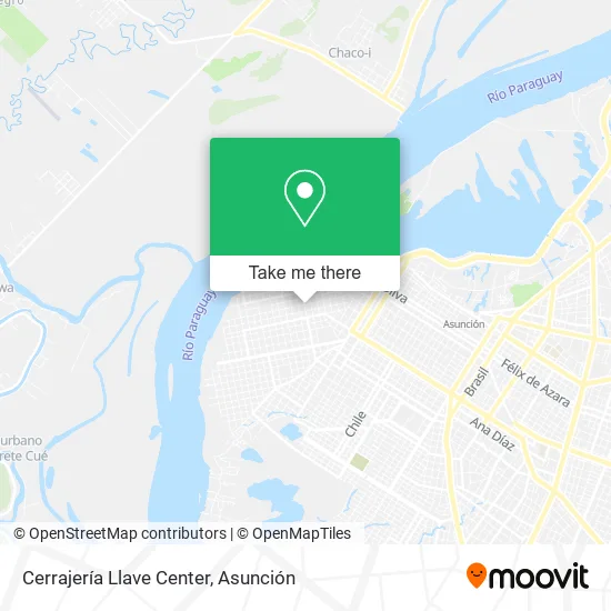 Mapa de Cerrajería Llave Center