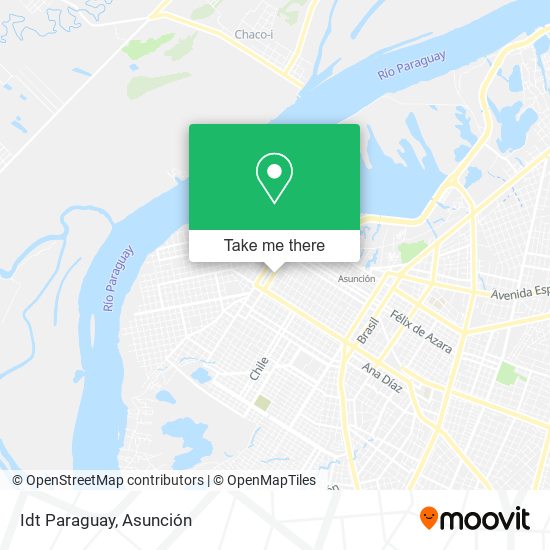 Mapa de Idt Paraguay