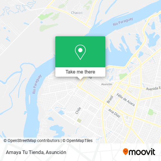 Mapa de Amaya Tu Tienda
