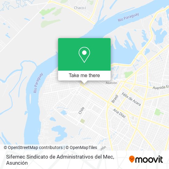 Sifemec Sindicato de Administrativos del Mec map