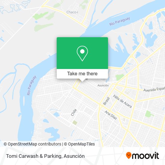 Tomi Carwash & Parking map