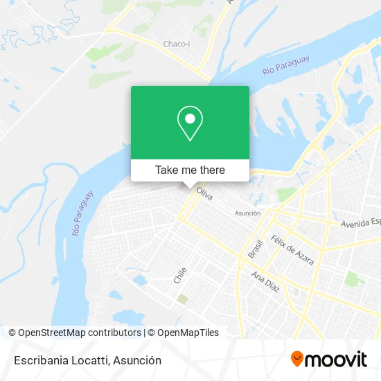 Escribania Locatti map