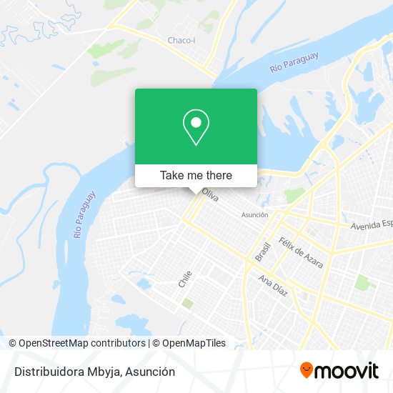Distribuidora Mbyja map