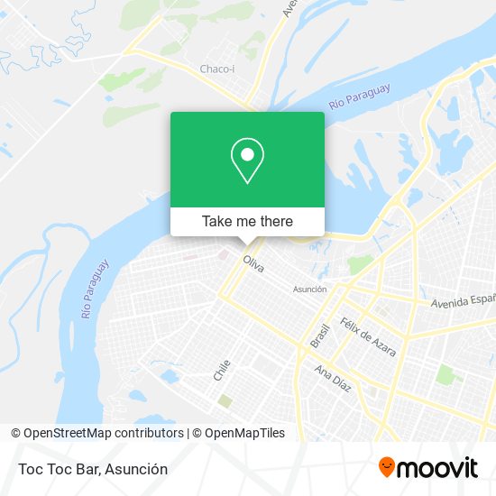 Mapa de Toc Toc Bar