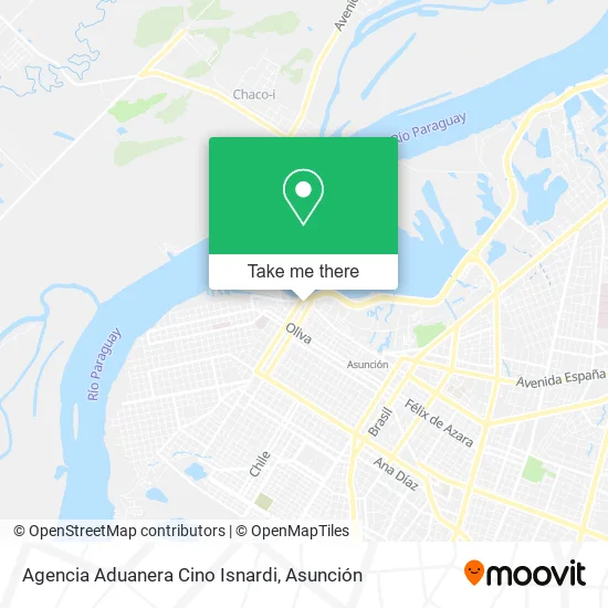 Agencia Aduanera Cino Isnardi map