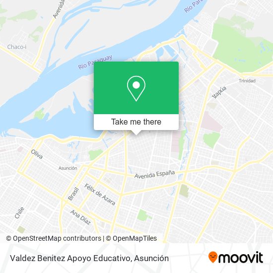 Valdez Benitez Apoyo Educativo map