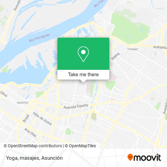 Yoga, masajes map