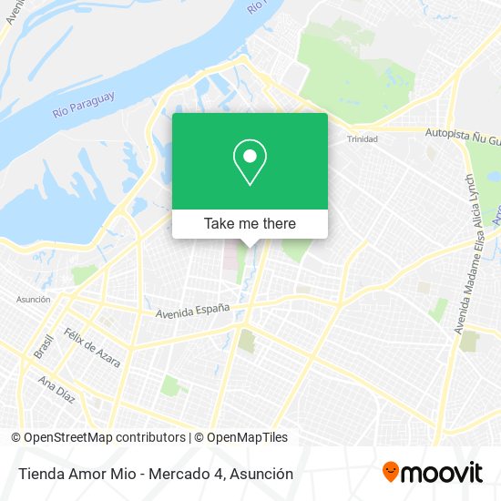 Mapa de Tienda Amor Mio - Mercado 4