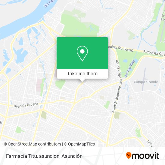 Farmacia Titu, asuncion map