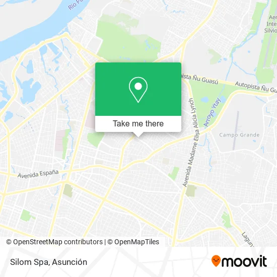 Silom Spa map