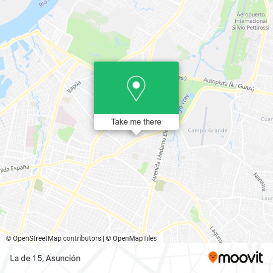 Mapa de La de 15