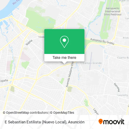 Mapa de E Sebastian Estilista (Nuevo Local)