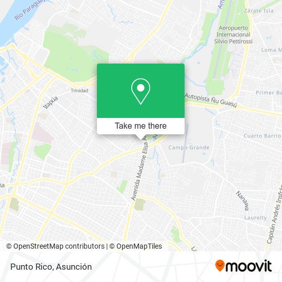 Mapa de Punto Rico
