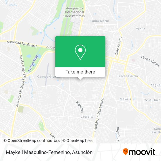 Mapa de Maykell Masculino-Femenino