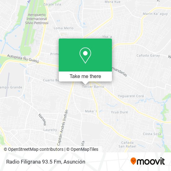 Radio Filigrana 93.5 Fm map