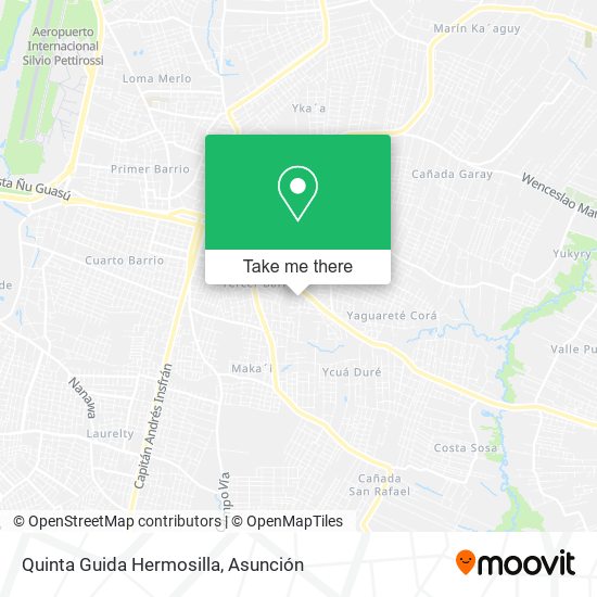 Mapa de Quinta Guida Hermosilla