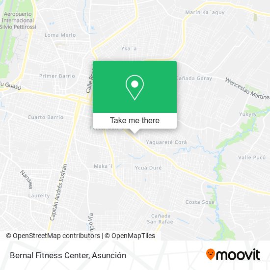 Bernal Fitness Center map