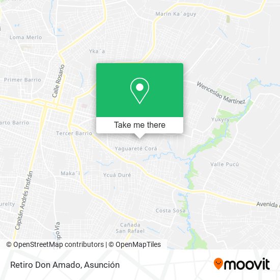 Mapa de Retiro Don Amado