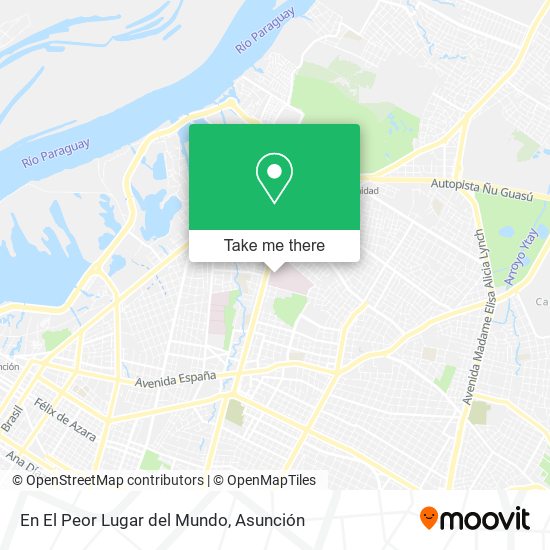 En El Peor Lugar del Mundo map