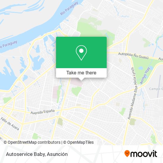 Autoservice Baby map
