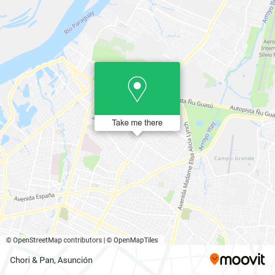 Mapa de Chori & Pan