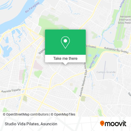 Studio Vida Pilates map