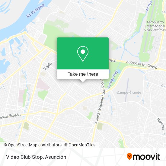 Video Club Stop map