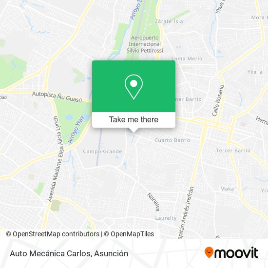 Auto Mecánica Carlos map