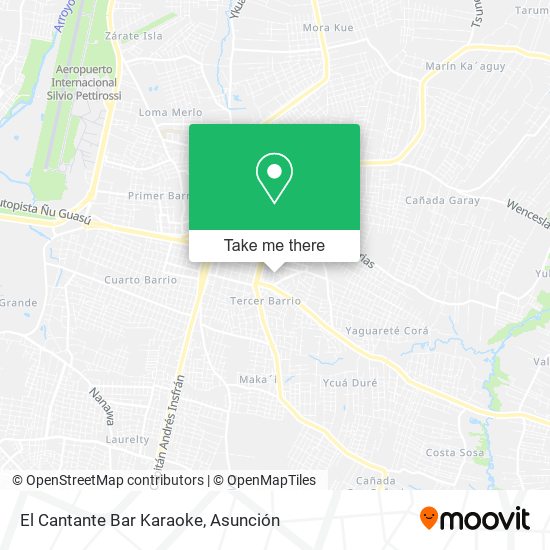 Mapa de El Cantante Bar Karaoke