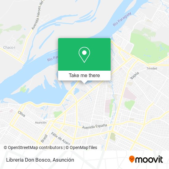 Mapa de Librería Don Bosco