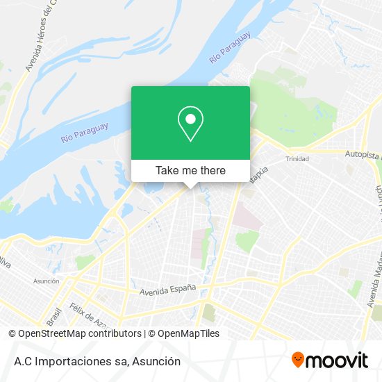 Mapa de A.C Importaciones sa