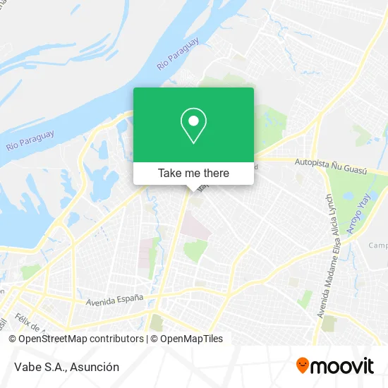 Vabe S.A. map