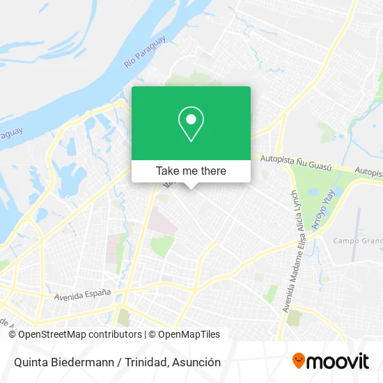 Quinta Biedermann / Trinidad map