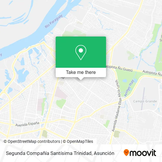 Segunda Compañía Santísima Trinidad map
