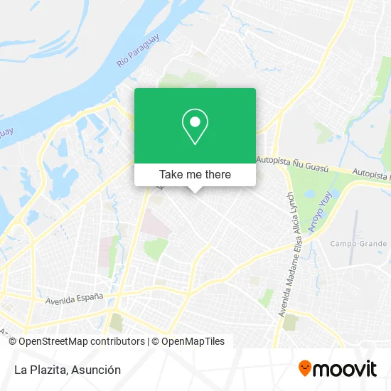 La Plazita map