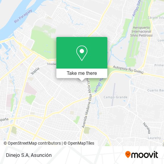 Mapa de Dinejo S.A