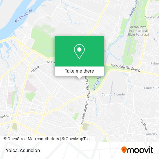 Mapa de Yoica